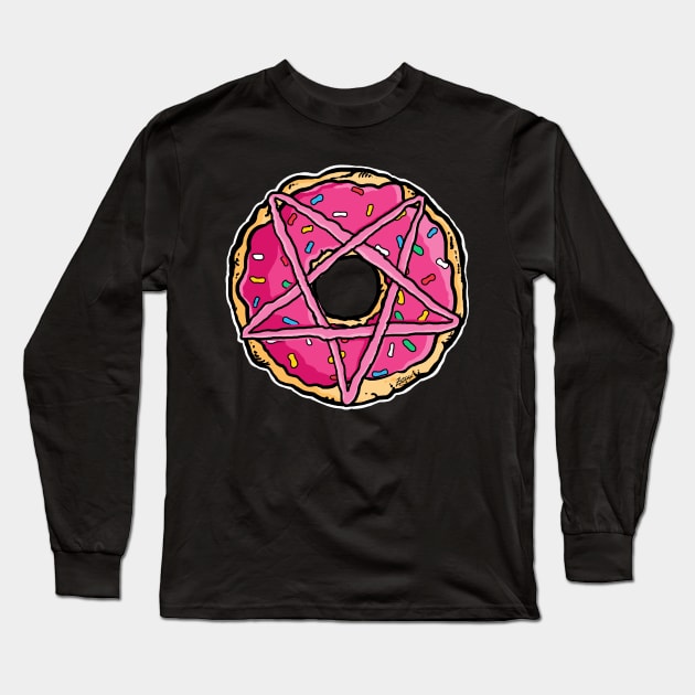 Occult Donut Long Sleeve T-Shirt by ZugArt01